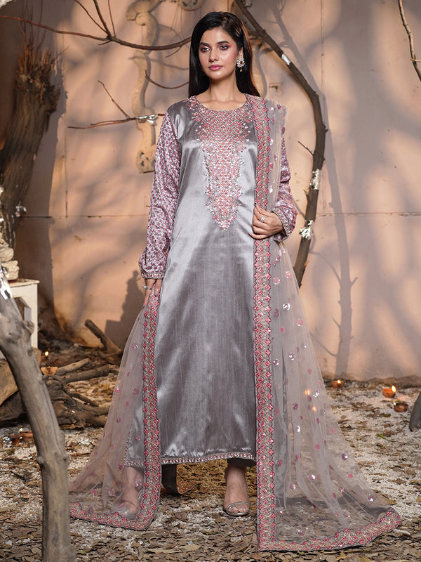 08 - AARZOO (STITCHED) | 3pcs | Ready-To-Wear Dress(All Sizes)🧵⚡