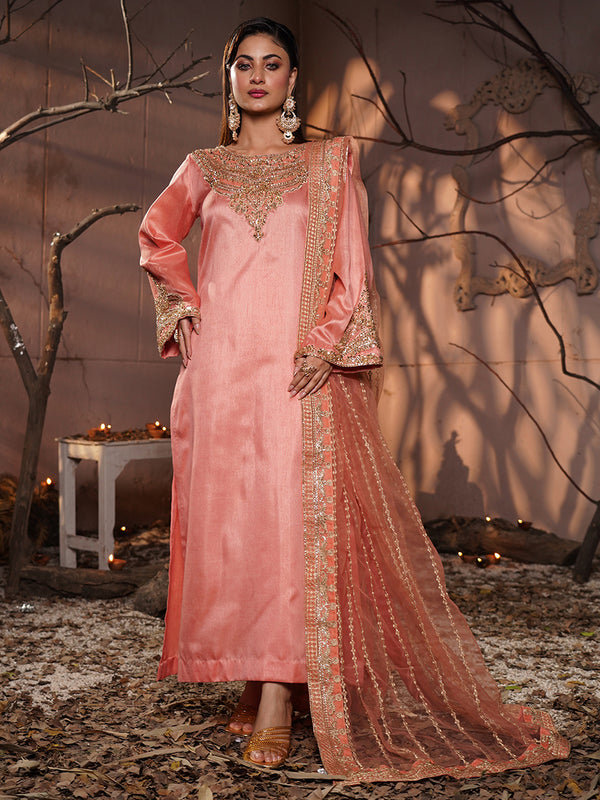 02 - BASANTI (STITCHED) | 3pcs | Ready-To-Wear Dress (All Sizes)🧵⚡