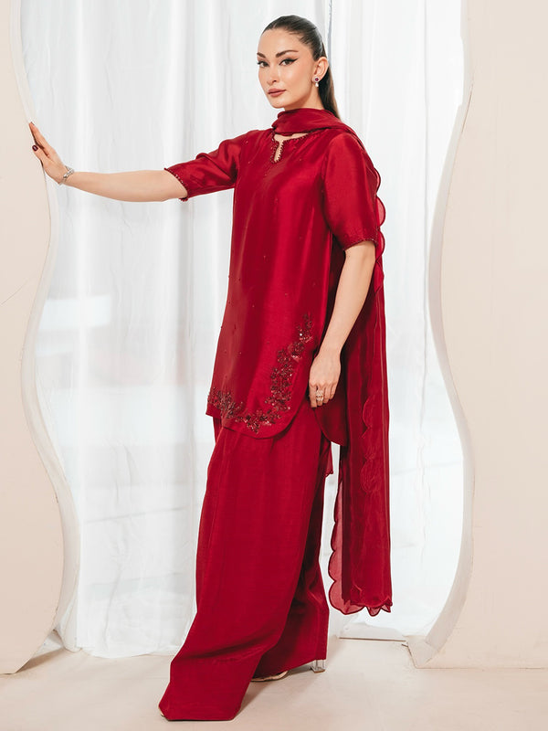 KAIDA Classic - Cherry (STITCHED) | 3pcs | Ready-To-Wear Dress (All Sizes)๐งตโก