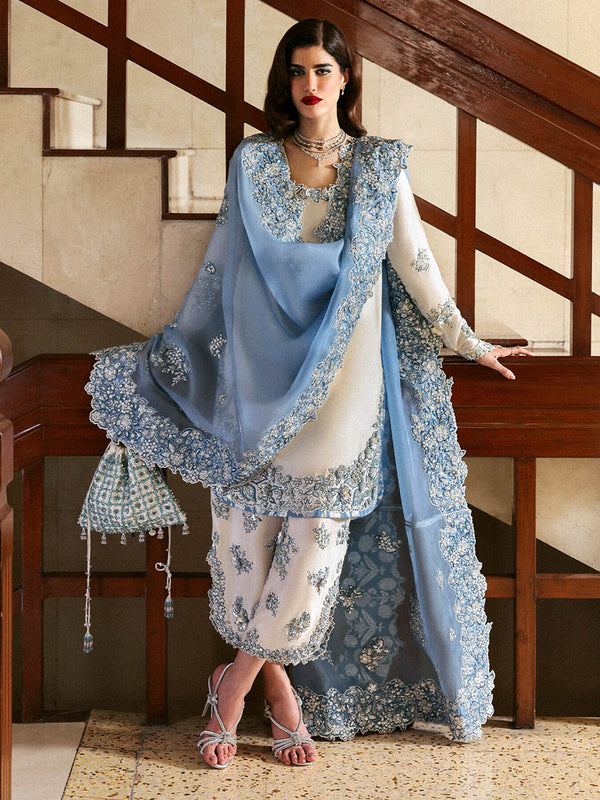 Hussain Rehar - Virelle (STITCHED) | 3pcs | Ready-To-Wear Dress (All Sizes)🧵⚡