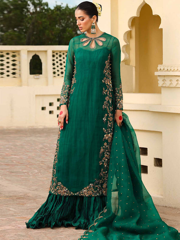 Maria B. Chiffon - FX 873 (STITCHED) | 3pcs | Ready-To-Wear Dress (All Sizes)🧵⚡